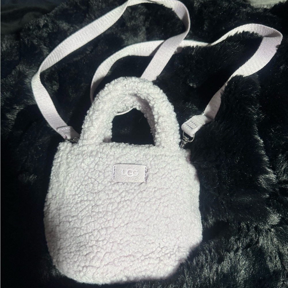 UGG Women's Soft Purple Sherpa Mini and crossbody bag
